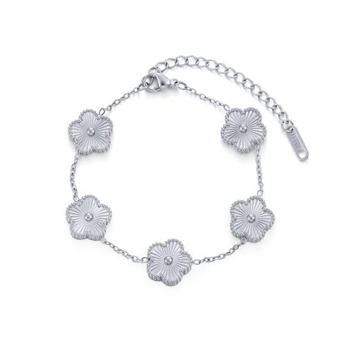 Gold Four Leaf Clover Bracelet