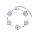 Gold Four Leaf Clover Bracelet