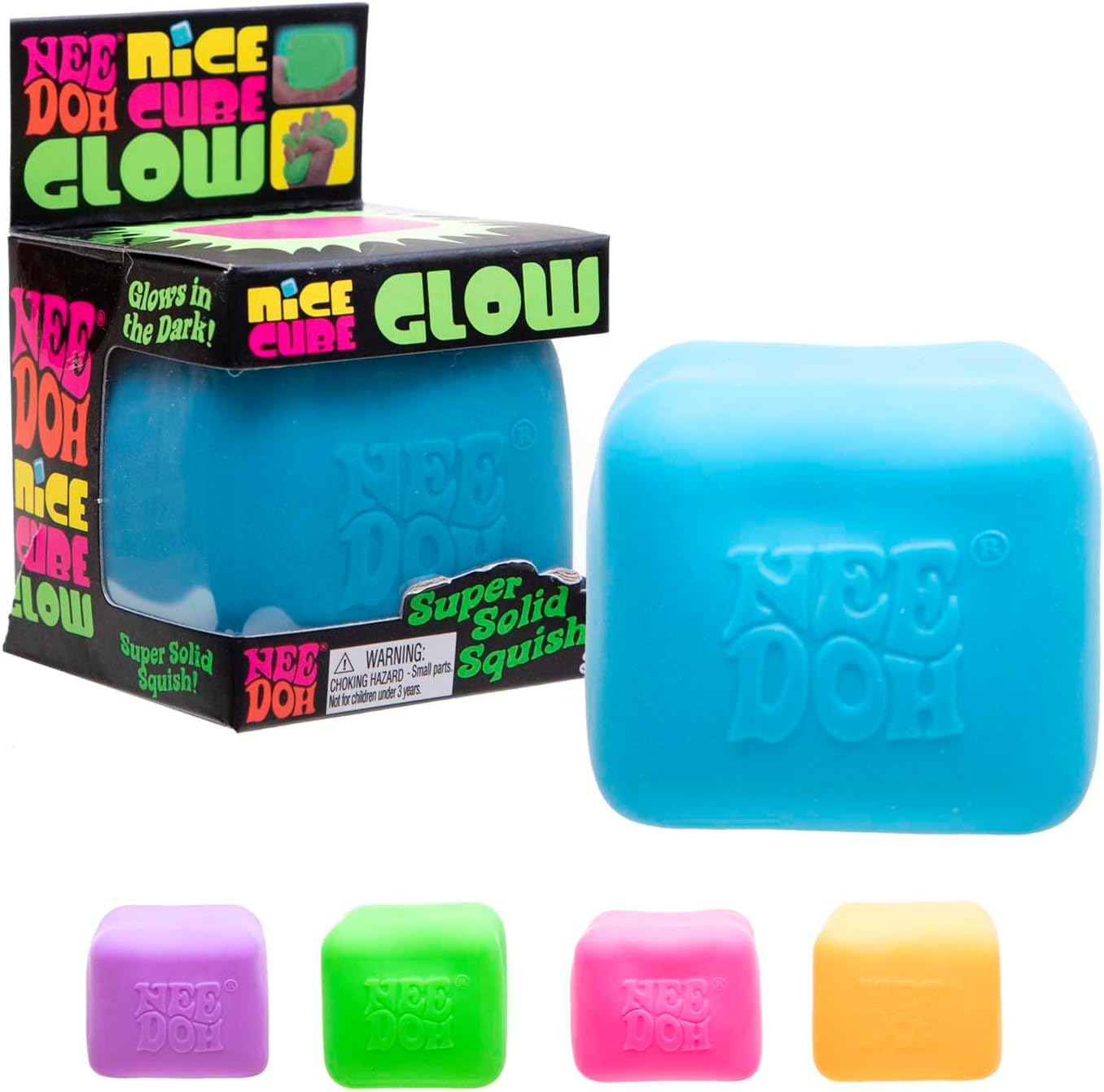 NeeDoh Glow In The Dark Cube