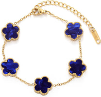 Gold Four Leaf Clover Bracelet