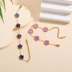 Gold Four Leaf Clover Bracelet