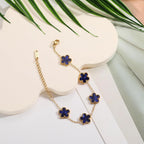 Gold Four Leaf Clover Bracelet